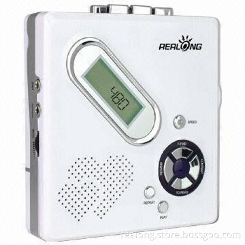 Square language learning repeater with external microphone jack